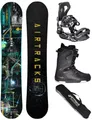 Produktbild: Airtracks Herren Snowboard Set Board Data Wide Freestyle Freeride 155 - Softbindung Master - Softboots Strong ATOP 45 - SB Bag