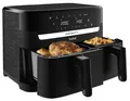 Produktbild: Tefal EY901N - Dual Easy Fry Essential Schwarz Doppel-Heißluft-Fritteuse, 8,3 l