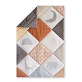 Produktbild: Julius Zöllner Krabbeldecke Organic | Gr. 95x135 cm | Made in Germany | 100% Bio-Baumwolle | OEKO-TEX® STANDARD 100 | Wild Patch