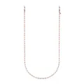 Produktbild: GD GOOD.designs Brillenkette Damen rosegold (75cm) | wasserfestes Brillenband aus Edelstahl | 18K vergoldete Glieder-Kette für Sonnenbrillen