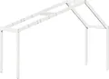Produktbild: vidaXL Dach für Kinderbett Weiß 213x95,5x144,5 cm Massivholz Kiefer