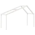 Produktbild: Dach Für Kinderbett Weiß 213x95,5x144,5 Cm Massivholz Kiefer
