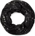 Produktbild: styleBREAKER Loop Loop Schal mit Metallic Sterne Print, (1-St)