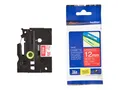 Produktbild: Brother TZe 435 - Laminiertes Band - Weiß auf Rot - Rolle (1,2 cm x 8 m) - 1 Rolle(n) - für P-Touch PT-1000, 1005, 1010,