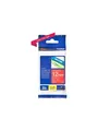 Produktbild: Brother TZ 435 - White on Red - Roll (1.2 cm x 8m)
