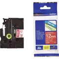 Produktbild: Brother P-touch TZe-435 Schriftband 12 mm in Weiß auf Rot für klare Beschriftung