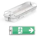 Produktbild: ENOVALITE LED Fluchtwegleuchte Notleuchte mit 3h Notsromakku TEST Funktion IP65 Notbeleuchtung Wandmontage