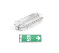 Produktbild: ENOVALITE LED Arbeitsleuchte LED-Fluchtwegleuchte, Notausgang mit Notstrom, TEST-Funktion, IP65, LED fest integriert, Tageslichtweiß, Fluchtwegleuchte, Notleuchte, Fluchtweg, Notbeleuchtung, Notfallakku