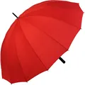 Produktbild: iX-brella - Leichter XXL Partnerschirm 16-teilig mit angenehmen Softgriff - Durchmesser 1,29 Meter - rot