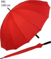 Produktbild: iX-brella Stockregenschirm XXL 130 cm Durchmesser Golf-Partnerschirm, 16-teiliges Dach, mit leichtem Fiberglasgestell