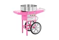 Produktbild: Royal Catering Zuckerwattemaschine Zuckerwattegerät mit Wagen Ø 52 cm Zuckerwatte Automat 1200 W pink