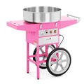 Produktbild: Zuckerwattemaschine mit Wagen Zuckerwatte Candy Floss Maker 52 cm mit Wagen