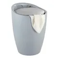 Produktbild: WENKO Bad Hocker CANDY Wäsche Korb Sammler 20 L Sack Sitz Sortierer Sitz Box WC