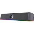 Produktbild: Trust Gaming Stereo Soundbar mit RGB Beleuchtung GXT 1619 Rhox, Computer Boxen 12W, 2.0 Lautsprecher mit LED-Beleuchtung, PC Soundbar, USB-Betrieb,...