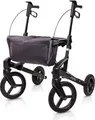 Produktbild: Rollator Olympos ATR Black Series SLIM M, OFF road wheels>>>>Farbe: nachtschwarz