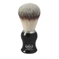 Produktbild: Omega Rasierpinsel 46206 Hi Brush mit schwarzem Griff