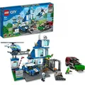 Produktbild: LEGO 60316 City Polizeistation mit Polizeiauto, Müllauto und Hubschrauber, Gebäude zum Bauen mit 3 Figuren, Polizei-Spielzeug für Jungen und Mä... - Bronze