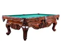 Produktbild: JVmoebel Billardtisch Designer Pooltisch in Braun für Turniere und Freizeitspiele, Made in Europe