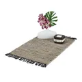 Produktbild: Flickenteppich 60x110 cm, Läufer, Fleckerlteppich, Teppichläufer, Fransenteppich
