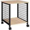 Produktbild: Tectake Beistelltisch Gary Industrial Style Holz und Stahl  40 x 40 x 48 cm Industrial Holz Hell  Eiche Sonoma