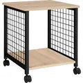 Produktbild: tectake Beistelltisch, Natur, Holzwerkstoff, Beton Optik, 40x48x40 cm, Wohnzimmer, Wohnzimmertische, Beistelltische