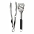Produktbild: OxO Good Grips 2 teiliges Set lange Grillzange + Grillwender, Edelstahl