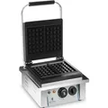Produktbild: Royal Catering Waffeleisen - für belgische Waffeln - 2000 W - rechteckig - - Silber