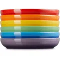 Produktbild: Le Creuset Suppenteller Coupe 27cm 6er Set Regenbogen