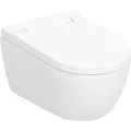 Produktbild: Geberit AquaClean Alba douche-wc met KeraTect en design toiletbril, met deksel v