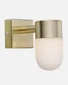 Produktbild: Weiß Gold Badezimmerlampe Moderne skandinavisch Wandleuchte Leuchter IP44 NEU