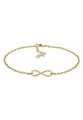 Produktbild: Elli Armband Damen mit Infinity Unendlichkeits Symbol in 925 Sterling Silber vergoldet