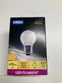 Produktbild: Xavax LED-Filament E27 4W (=40W) 230V Warmweiß 2700K 470lm Matt LED 112838