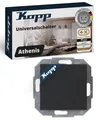 Produktbild: ATHENIS Universalschalter in Anthrazit - Lichtschalter-Unterputz mit 10AX Sch...