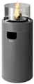 Produktbild: Enders Terrassenfeuer NOVA LED M GREY, Gas Terrassenfeuer mit Ambientebeleuchtungen, ECO GREEN Brenner-Technologie und exzellentem Design, H88cm Ø 62cm, grau #5604