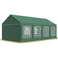 Produktbild: Party-Zelt Festzelt 4x8 m Garten-Pavillon -Zelt pvc Plane 700 n in dunkelgrün Wasserdicht