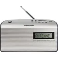Produktbild: Music 7000x Dab+ - Tragbares Radio Für Unterwegs Oder Zu Hause, Ukw-radio, Großer Bildschirm, Einfache Bedienung, Senderspeicher De, Weckerradio, Wiederholung, Farbe Schwarz & Perle - Grundig