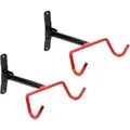 Produktbild: Xpotool - Wiltec 2er Set Fahrradwandhalter klappbar 40x27x20 cm bis 2x30 kg zur Rahmeneinhängung, Fahrradhalterung für Bikes bis 30kg je Fahrradhaken