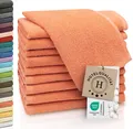 Produktbild: ZOLLNER Gästehandtücher, Walkfrottier (10-St), 30 x 50 cm, 100% Baumwolle, alle Farben bis 95°C waschbar