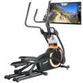 Produktbild: Skandika Crosstrainer für Zuhause Carbon P25-G, Crosstrainer klappbar, sehr leise, mit Generator verbraucht kein Strom, 32 Stufen, Kinomap App kompatibel, kompakt, Cardio, Ellipsentrainer Bis 150Kg