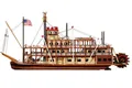 Produktbild: OcCre 14003 Mississippi Heckraddampfer 1:80 Holzbausatz Neu OVP