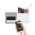 Produktbild: Comelit Kit Interphone Ultra und Mini Mains libres WiFi Simplebus 2 - KVU8190W - Smartes Video-Türsprechsystem mit WiFi und Kompatibilität zu Alexa