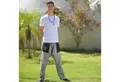 Produktbild: virblatt Haremshose Herren, Baumwolle, Aladinhose Herren Goa Hose Pumphose Hippie Hose Gesticktes Mandala auf der Seitentasche