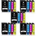 Produktbild: 20er Pack Druckerpatronen 27 27XL kompatibel mit Epson WF-3620