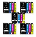 Produktbild: Druckerparadies 20er Pack Druckerpatronen 27 27XL kompatibel mit Epson WF-3620 Tintenpatrone (20-tlg)