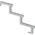 Produktbild: Plus A/S Treppenwange 3-Stufen  Schritttiefe 28 cm D 78 cm H 51 cm Feuerverzinkt