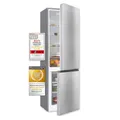 Produktbild: Exquisit Kühl-Gefrierkombination KGC265-70-010D inoxlook | Nutzinhalt: 269 L | 4*-Gefrieren | Standgerät