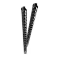 Produktbild: GENIE Drahtbindegerät Spiralbinderücken, 8mm, Plastikbinderücken, DIN A4, 45 Blatt, 25 Stück, Drahtbindung, Bindegeräte Zubehör, schwarz