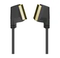Produktbild: Hama Hama Scart-Kabel 1,5m Stecker - Stecker schwarz Elektro-Kabel, Stecker - Stecker, Scart, Vergoldete Stecker für hohe Signalqualität