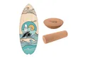 Produktbild: F2 Balanceboard F2 Set Balance Board Halfshell 80x30cm + Halbkugel und Korkrolle
