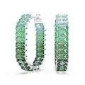 Produktbild: Swarovski Matrix 5705787 grüner Creolenohrring